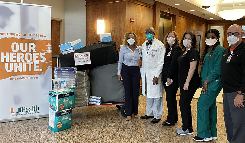 Responding to Urgent Plea for Help, UHealth and Sylvester Teams Send