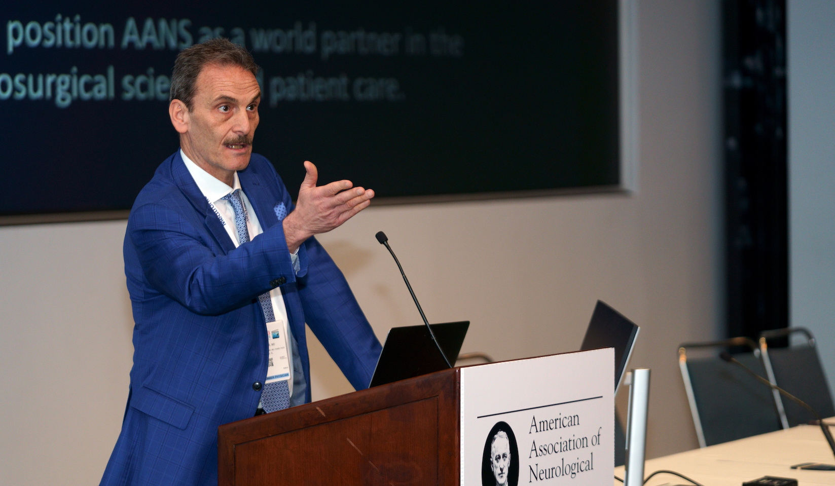 Dr. Jacques Morcos Named AANS PresidentElect, Faculty and Residents